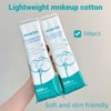 Imported Thin Cotton Pads for Makeup Removal, 500 Square Sheets (Free Size, Full English Packaging) 160 Packs 10ea