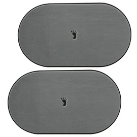 EvaTeak 9""X16"" Anti-Slip Marine Boat Bench SEAT Pads 2 Pack Gray, Medium, S916B