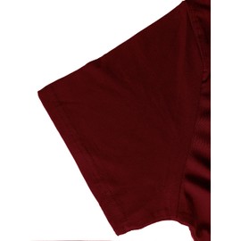 MIMOORN Women Fashion Summer Funny Printed Casual Graphic T-Shirts Wine Red Medium