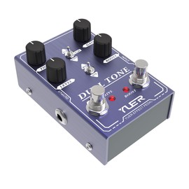 DUAL TONE,Guitar Pedal,Electric Guitar Effects Pedal for Guitars and Bass Effect Pedals Mini Single Type DC 9V True Bypass