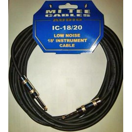 MITEE MI TEE Cables IC-18/20   18' Low Noise Instrument Cable