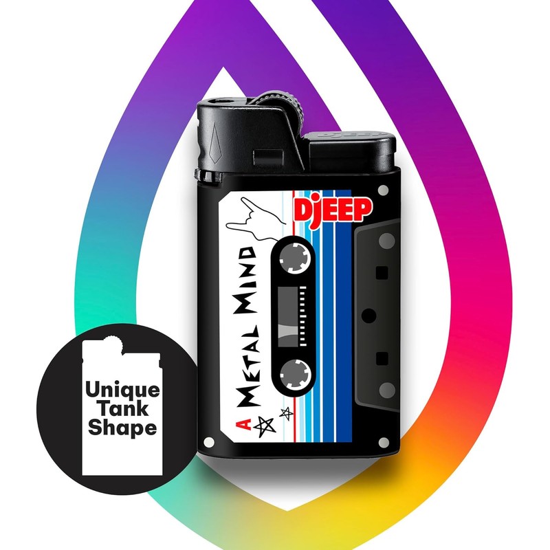DJEEP Pocket Lighters, Limited Edition Mixtape Collection, Textured Unique Lighters,
