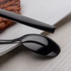 Berglander 20 Piece Titanium Black Plated Stainless Steel Flatware Set,