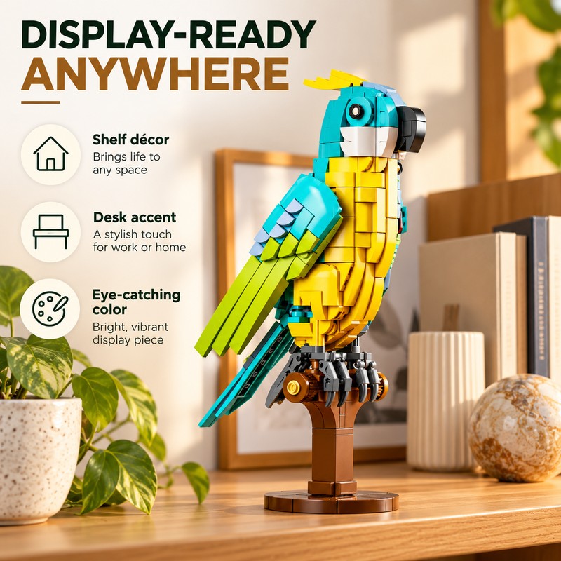 688-Piece Mechanical Animal Building Blocks for DIY Model Building –