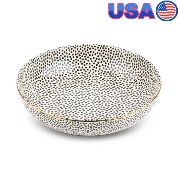 Unbranded Stoneware Serve Bowl Handcrafted Dishwasher Safe Versatile Serving Dish