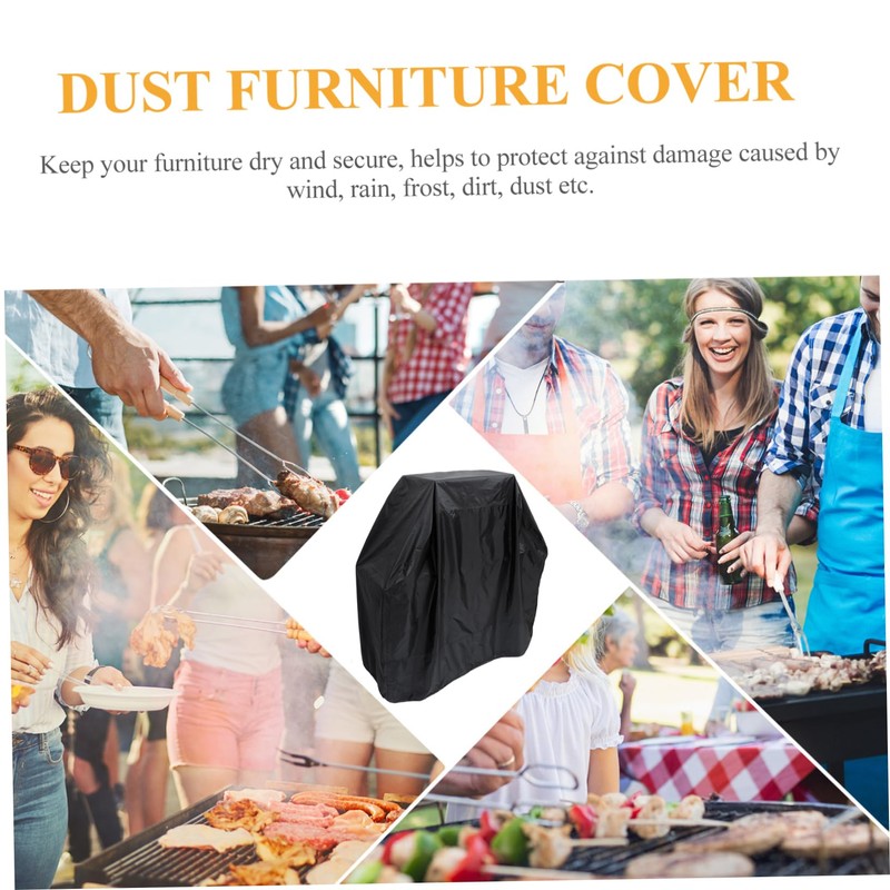 KONTONTY Grill Cover Outdoor BBQ All-Purpose Grill Protector Waterproof Durable