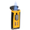 Xikar HP3 Triple Jet Flame Butane Torch Lighter, Yellow |