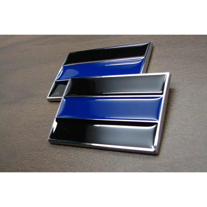 Unbranded (2) THIN BLUE LINE POLICE 3D CAR EMBLEMS STICKERS