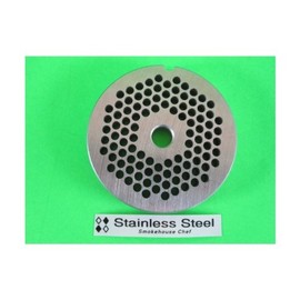 #22 x 3/16" STAINLESS STEEL Meat Grinder plate disc for Hobart LEM Cabelas Universal MTN & others