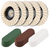 8 Pcs Wool Polishing Wheel Disc and Polishing Compounds Set,