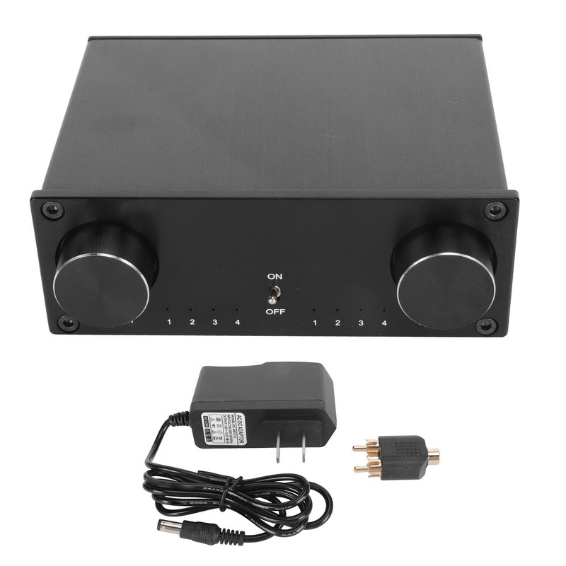 HiFi Sound Switcher 4 in 4 Out Dual Channel Gold