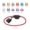 6pcs Inline Fuse Holder 12V, 12 AWG Waterproof Fuse Holder