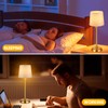 Small Cordless Table Lamp Touch Control, 6000mAh Battery Powered, Low