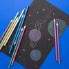 BAZIC Metallic Colored Pencils 12 Shimmering Shades Pre-Sharpened Pencil Set