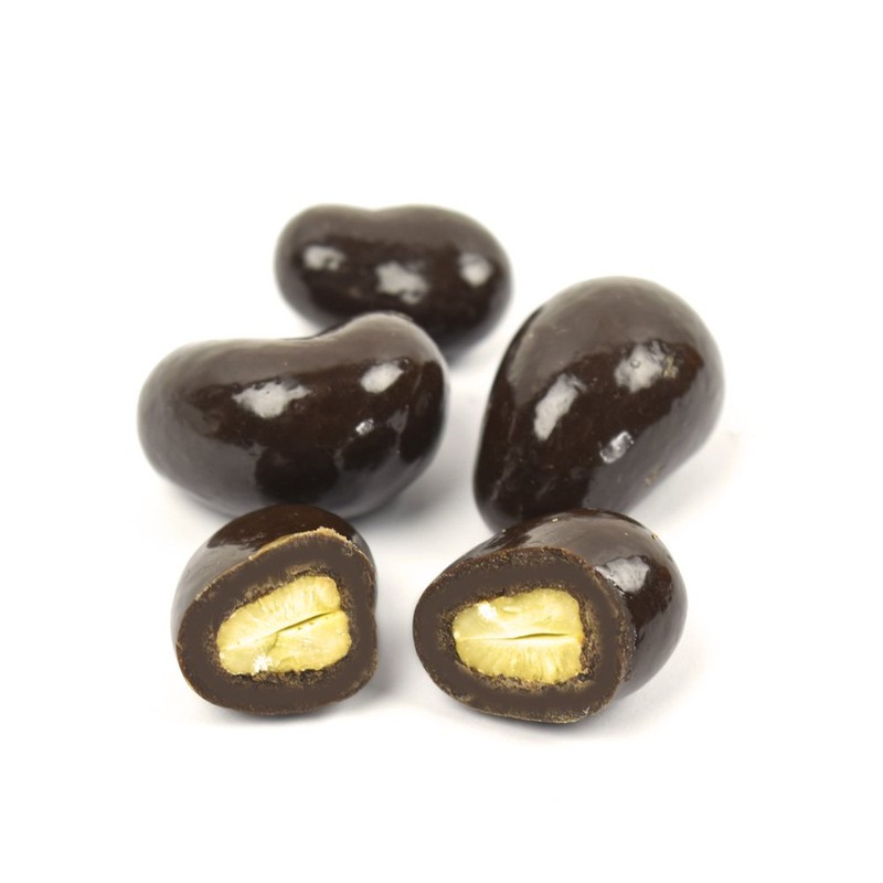 Dark Chocolate Covered Cashews (2.5 lb bag) -