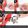 TBoonor Bicycle Bottom Bracket Remover, Tool Crank Puller Remover, 24