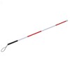 Blind Guide Cane Aluminum Alloy Portable Folding Walking Stick for