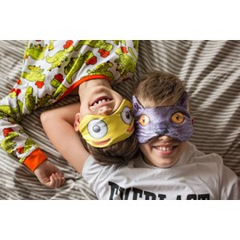 Schlafmaske Reise Relax Augen Abdeckung Bett Emoji Nickerchen Augenbinde Einhorn [042]