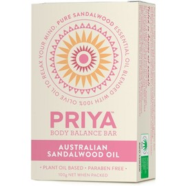 Priya Sandalwood Soap 100g x 5 bars