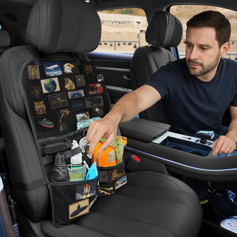 Yzpacc Universal Tactical Patch Display Board Hook & Loop Panel