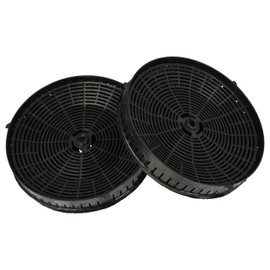 vhbw 2X Aktivkohlefilter kompatibel mit Elica 208355404681, 208355404683, 208355404682, 208355404686, 208355404684 Dunstabzugshaube - 17,2 cm