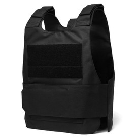 Favuit Tactical Vest, Black Airsoft Paintball Vest Adjustable Protective Vest Chest Protector Sports Vest Chest Rig Tactical Accessories for Hunting Fishing Camping Airsoft Paintball