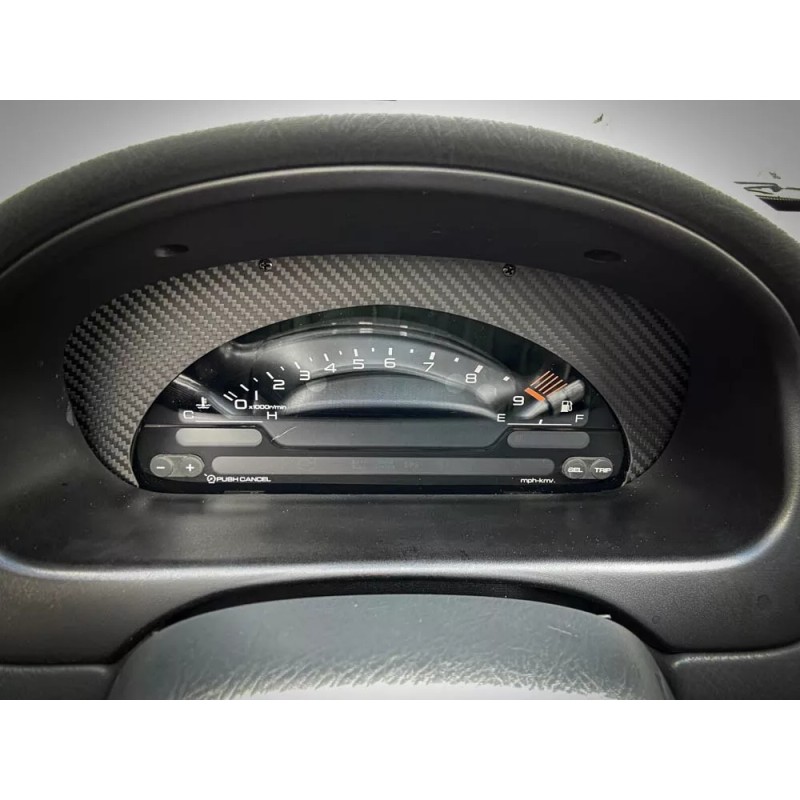 RPSDZN Twill Dry Carbon Fiber S2000 Cluster Conversion Bezel for