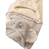 2-Pack Adorable Elephant & Rabbit Hooded Baby Towels - Ultra