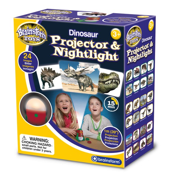 Brainstorm Toys E2046 Projector and Nightlight, Dinosaur