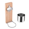 Farberware BBQ Magnetic Bottle Opener with Cup Holder, 11.5 Inch,