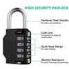 Combination Lock Resettable 4 Digit Padlock with Combination, AIHYTU Waterproof