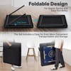 Queensell Folding Game Table with Double Sided Mat, Foldable Board