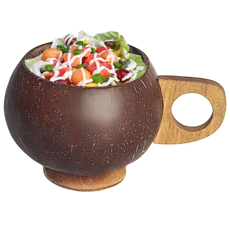 Coco Nut Bowls for Food | Natural Multipurpose Handmade Bowls