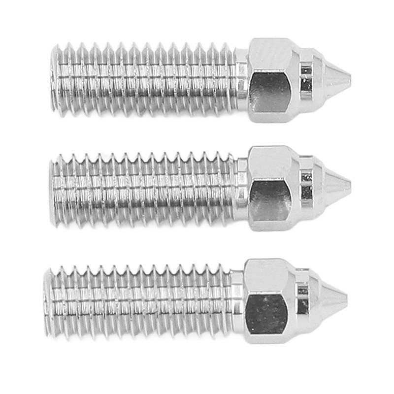 3Pcs 3D Printer Extruder Nozzle 1.75mm M6 High Speed Hotend