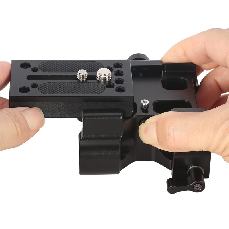 NICEYRIG Universal Base Plate Quick Lily with 0.6 inch (15