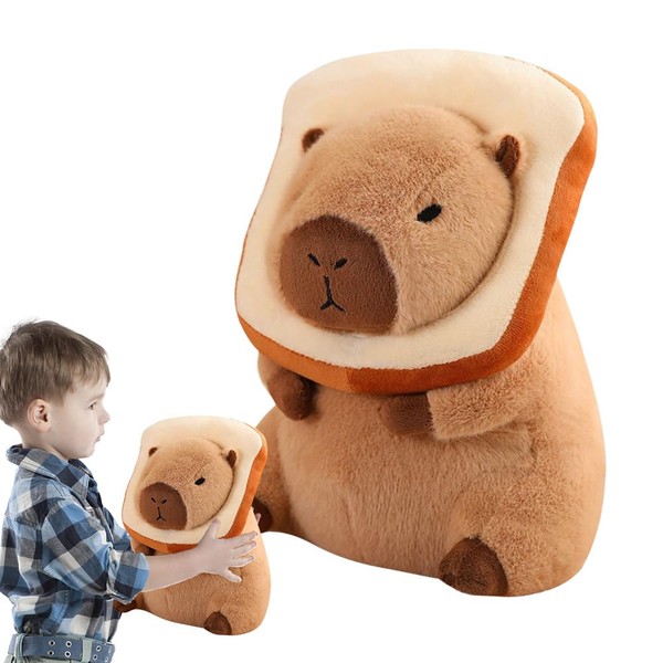 HIULLEN Simulation Capybara Plush Toy, Cute Capybara Cuddly Toy, Animal Cushion Plushie, Super Soft Stuffed Toy, Plush Stuffed Toy Doll, Water Pig Gift for Children