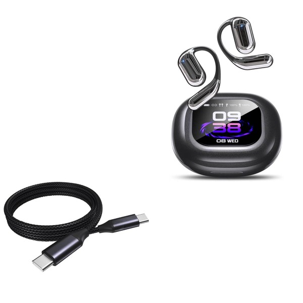 BoxWave Cable Compatible with EUQQ YYK-Q16-PRO-AI Language Translation Earbuds (2.5