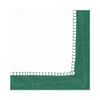 Entertaining with Caspari Emerald Linen Luncheon Napkins, Emerald, Pack of