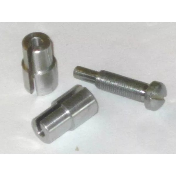 Steadfast Cycles Throttle stop screw cable ferrule set for Amal