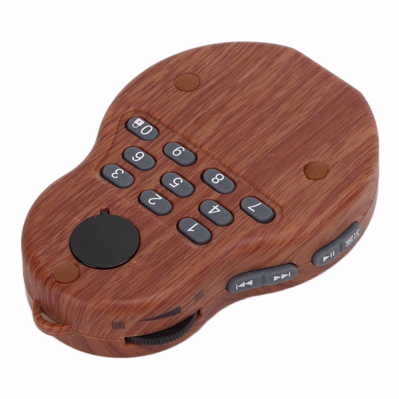 Buddha Player Mini Portable Wood Color Hanging Neck Music Buddhist