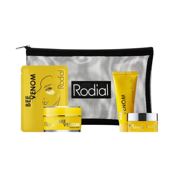 Rodial Bee Venom Little Luxuries Beaute Gift Set | Cleansing Balm (20 ml), Moisturising Cream (15 ml), Eye Patch, Eye Cream (5 ml)