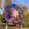 Dinoneyi Wind Spinner Outdoor Metal 3D Wind Spinner Hanging Yard