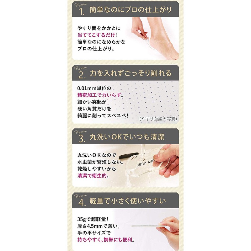 Urun Wrap Heel Exfoliating Glass Heel Sharpener Heel Exfoliating Heel