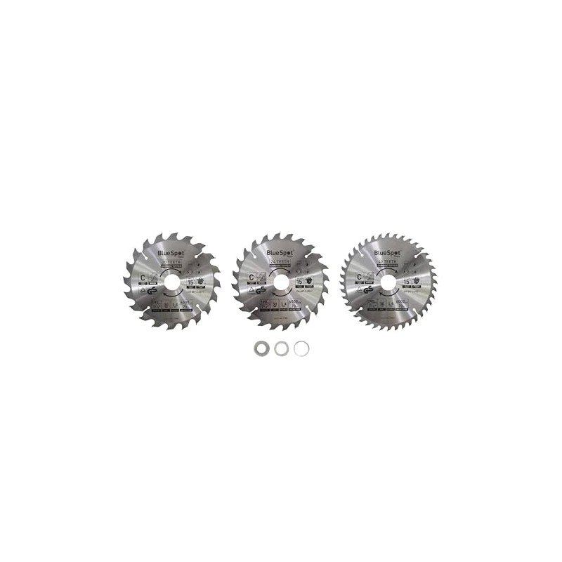 Blue Spot Tools 19402 3 PCE 190MM X 30MM TCT