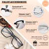 MARE AZZURO Oversized Reading Glasses 1.75+ Women Large Head Readers