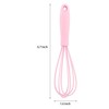 LAPXSNZD Silicone Whisk -5 Pcs Colorful Kitchen Mini Silicone Whisks,Whisk