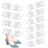 KALIONE 10 Pairs Clear Invisible High Heel Shoe Straps, Elastic