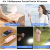 Ohjoin 4 IN 1 Portable Mini Handheld Fan,Personal Foldable Pocket