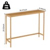 VASMIA VASMIA Console Table, Entryway Table, Narrow Sofa Table, 39"