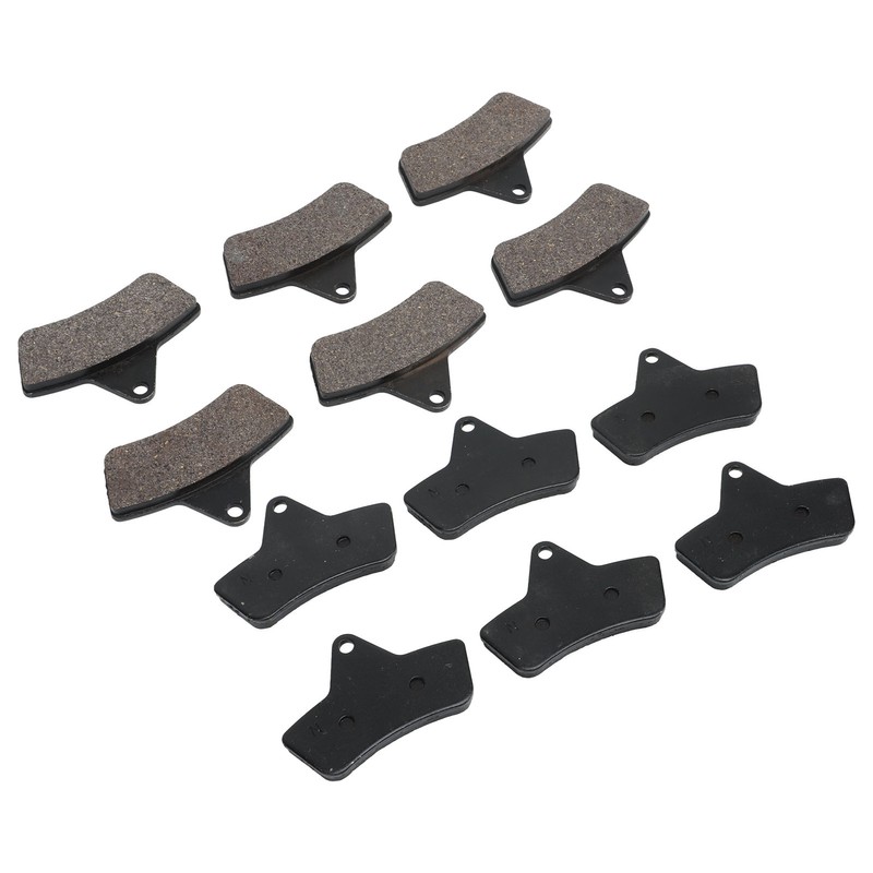 6PCS Brake Pads Low Noise Aging Resistant Consistent Braking Replacement